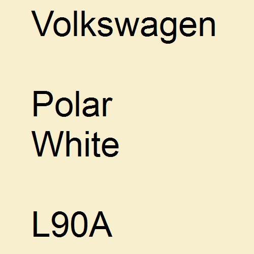 Volkswagen, Polar White, L90A.